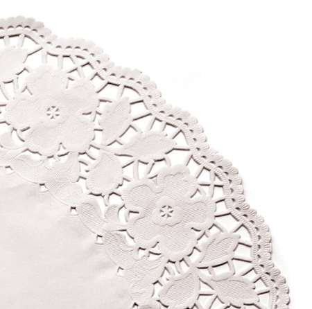 DENTELLE RONDE BLANCHE Ø19cm                PAQUET DE 250