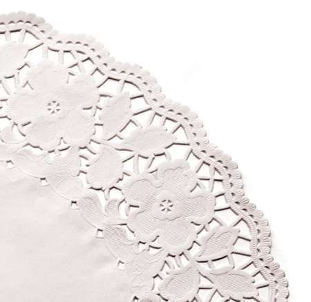 Image de DENTELLE RONDE BLANCHE Ø31cm PAQUET DE 250