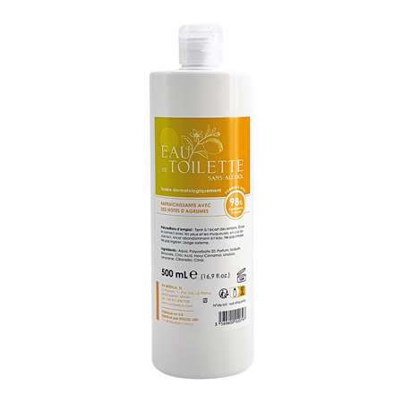 Image de LOTION DE TOILETTE SANS ALCOOL FLACON PLASTIQUE DE 500ml