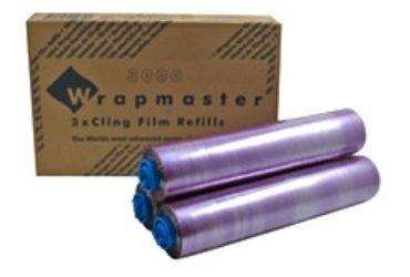 Image de RECHARGE FILM ALIMENTAIRE 30cm/300m WRAPMASTER COLIS DE 3