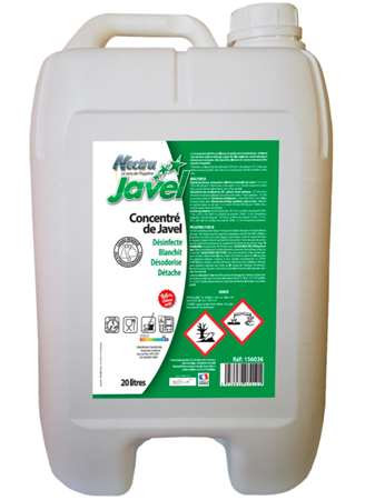 Image de JAVEL 36° CONCENTRE 9.6% CHL ACTIF JERRYCAN DE 20L