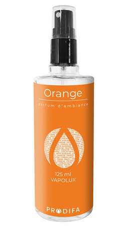 Image de VAPOLUX FLACON PULVERISATEUR VERRE 125ml PARFUM ORANGE