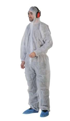 Image de COMBINAISON PLP XL CAGOULE, ELAST TAILLE, POIGNETS, CHEV x50