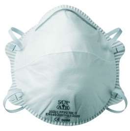 Image de MASQUE FFP2 BLANC SANS VALVE BOITE DE 20