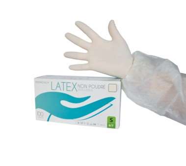 Image de GANT LATEX NON POUDRE TAILLE  XL        BOITE de 100
