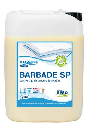 BARBADE SP LESSIVE LIQUIDE CONCENTREE ALCALINE   BIDON 23kg