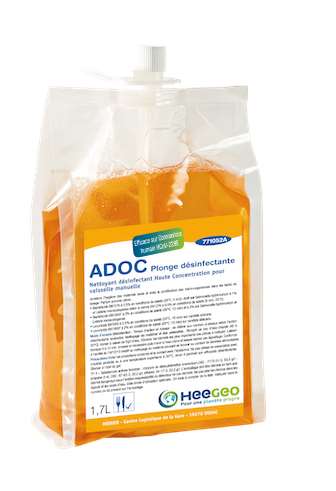 Image de E4 ADOC PLONGE DESINFECTANT RECHARGE 1.7L COLIS DE 4