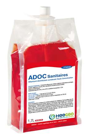 Image de E4 ADOC SANITAIRES RECHARGE 1.7L COLIS DE 4
