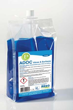 Image de E4 ADOC SURFACES & VITRES RECHARGE 1.7L  ECOCERT  COLIS DE 4
