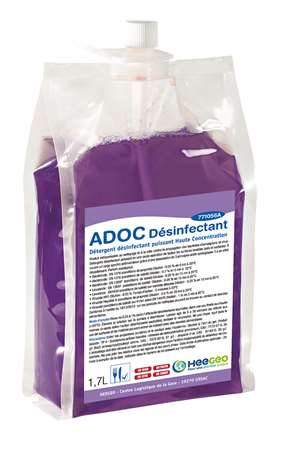Image de E4 ADOC DETERGENT DESINFECTANT RECHARGE 1.7L COLIS DE 4