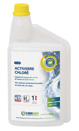 Image de ACTIVERRE LIQUIDE LAVAGE/VERRES EN MACHINE FLACON DE 1L