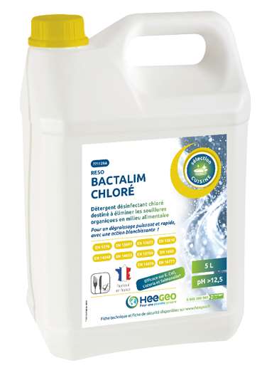 Image de BACTALIM CHLOR DEGRAISSANT ALCALIN CHLORE   BIDON DE 5L
