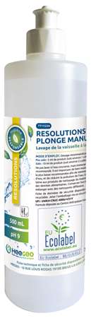 Image de RESOLUTIONS PLONGE MANUELLE ECOLABEL FLACON DE 500ml