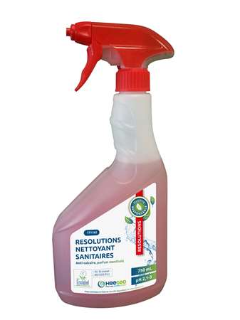 Image de RESOLUTIONS NETTOYANT SANITAIRES ECOLABEL FLACON DE 750ml