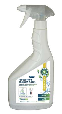 Image de RESOLUTIONS DEGRAISSANT GRAISSES CUITES ECOLABEL PULV 750 ml