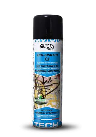 Image de ANTIGRAFFITI 2 TOUTES SURFACES SAUF PLASTIQUE AEROSOL 500ml