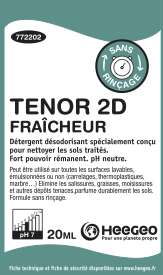 TENOR 2D FRAICHEUR  DOSE DE 20ml              COLIS DE 250