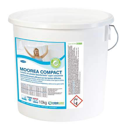 Image de MOOREA COMPACT LESSIVE DESINFECTANTE Hte PERF.  SEAU DE 10Kg