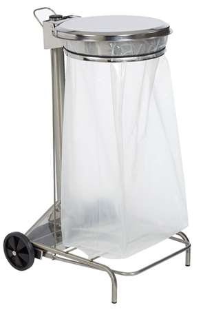 Image de SUPPORT SAC 110L A PEDALE COLLECROULE INOX
