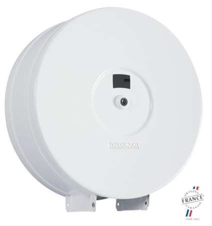 Image de DISTRIBUTEUR PAPIER TOILETTE MAXI JUMBO METAL BLANC
