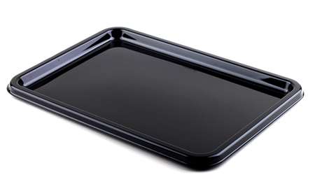 Image de PLAT DE PRESENTATION RECTANGULAIRE NOIR 35/24 COLIS DE 50