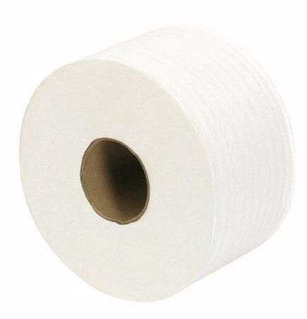 Image de PAPIER TOILETTE 2p MINI-JUMBO 160m BLANC COLIS DE 12