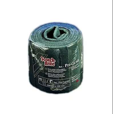 Image de ROULEAU ABRASIF VERT 4m SCOTCH BRITE 640 PRE-DECOUPE