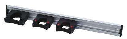 Image de RAIL ALUMINIUM 50cm AVEC 3 SUPPORTS MANCHE TOOLFLEX