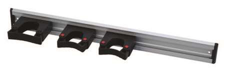 Image de RAIL ALUMINIUM 50cm AVEC 3 SUPPORTS MANCHE TOOLFLEX