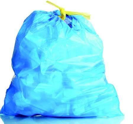 Image de SAC POUBELLE 30L BLEU BD 500/640 LIEN COULISSANT   COLIS 100