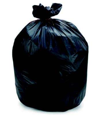 SAC POUBELLE 30L NOIR BD 25µ RENF. 500/650mm    COLIS DE 500