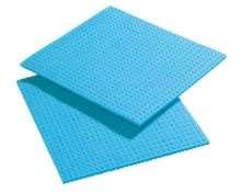 Image de SPONGYL 87 CARRE TOILE EPONGE 206/185mm BLEU    SACHET DE 10