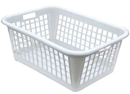 Image de CORBEILLE A LINGE 40L AJOUREE 600/430/240mm