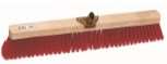 Image de BALAI CANTONNIER 80cm PVC ROUGE DOUILLE METAL INCLINEE