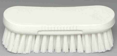 Image de BROSSE MAIN 20cm ALIMENTAIRE POLYESTER MI-DUR BLANCHE