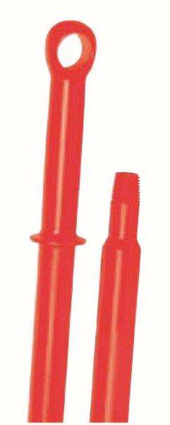 Image de MANCHE A VIS 1.40m MONOBLOC ALIMENTAIRE Ø32mm ROUGE