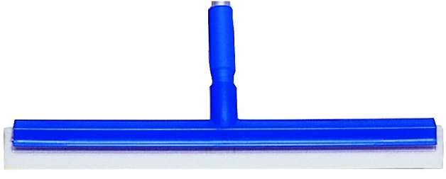 Image de RACLETTE SOL 40cm ALIMENTAIRE MONTURE BLEUE/ MOUSSE BLANCHE