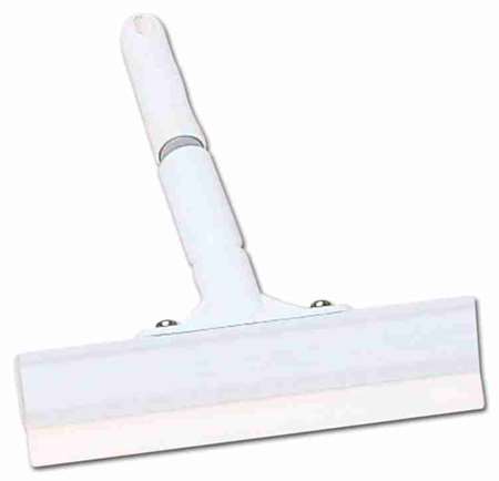 Image de RACLETTE A MAIN 25cm MONOLAME ALIMENTAIRE BLANCHE