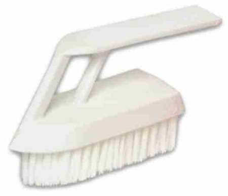 Image de BROSSE ALIMENTAIRE MAINS/ONGLES SOUPLE BLANCHE AVEC POIGNEE