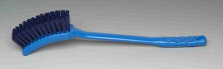 Image de BROSSE MAIN A MANCHE 45cm ALIMENTAIRE POLYESTER MI-DUR BLEU