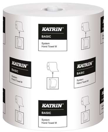 Image de ESSUIE-MAINS ROULEAU 1p BLANC KATRIN SYSTEM 180m  COLIS de 6