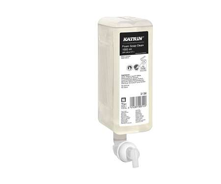 Image de MOUSSE LAVANTE SWAN LABEL KATRIN INCLUSIVE COLIS DE 6x1L