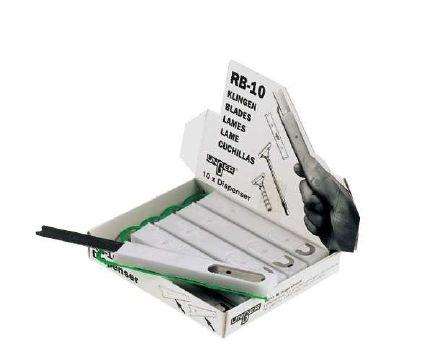 Image de LAME DE RECHANGE 10cm P/GRATTOIR SOL/VITRE    ETUI DE 10