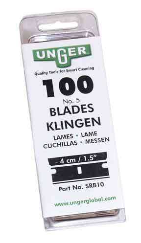 Image de LAME DE RECHANGE 4cm P/GRATTOIR PAQUET DE 100