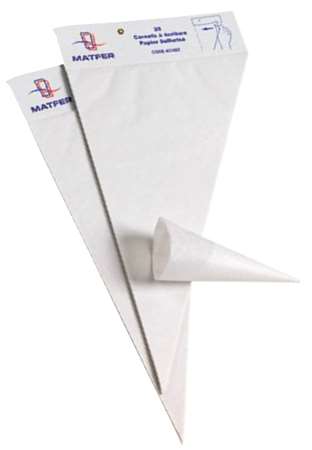 Image de CORNET A ECRITURE PAPIER SULFURISE x10 liasses de 25