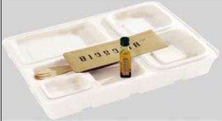 Image de KIT COMPLET NATURA (plateau/coucercle/4 assiettes) x100