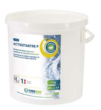 Image de ACTIDETARTRE P DETARTRANT POUDRE SEAU DE 5Kg