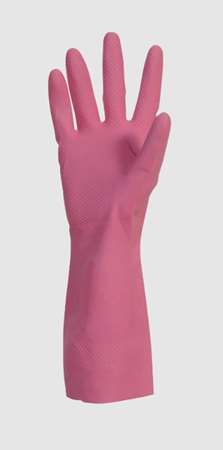 Image de GANT MENAGE ROSE 30cm 40µ TAILLE 9.5          LA PAIRE