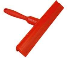 Image de RACLETTE A MAIN 25cm MONOBLOC MONOLAME ALIMENTAIRE ROUGE