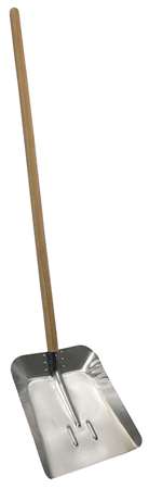Image de PELLE ALUMINIUM 28/35cm AVEC MANCHE BOIS 1.50m
